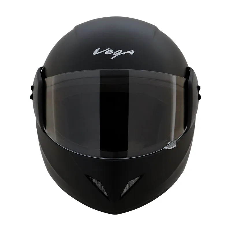 VEGA Buds Dx Dull Black Half Face Helmet