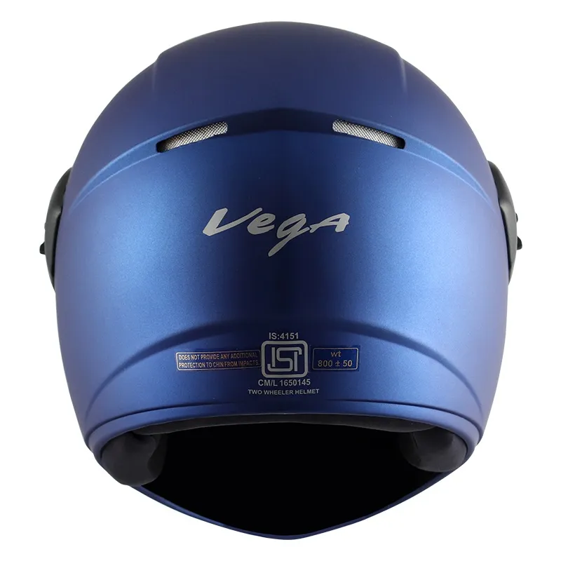VEGA Buds Dx Dull M Blue Half Face Helmet