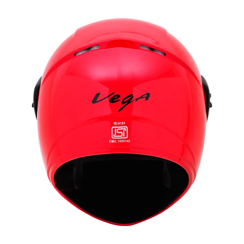 VEGA Buds Dx Red Half Face Helmet