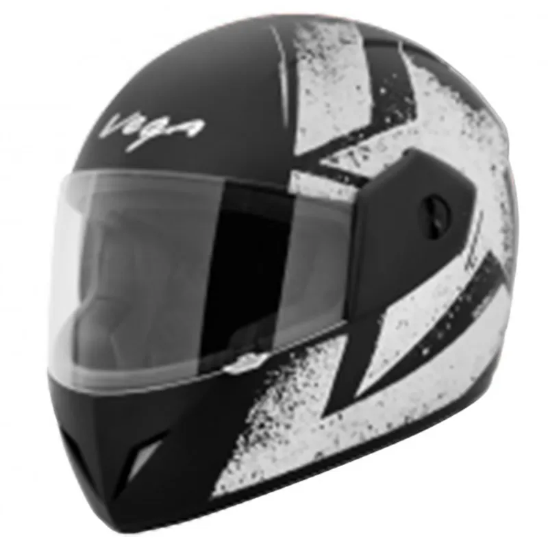 VEGA Cliff Adventure Dull Black Silver Full Face Helmet