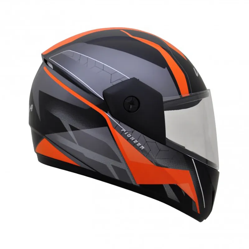 VEGA Cliff Pioneer Dull Black Orange Full Face Helmet