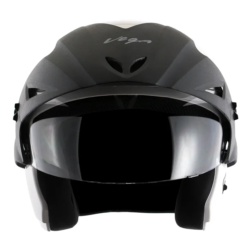 VEGA Cruiser White Half Face Helmet