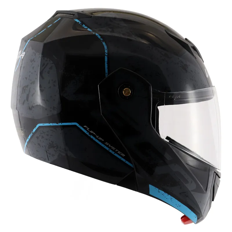 VEGA Crux Dx Victor Black Grey Full Face Helmet