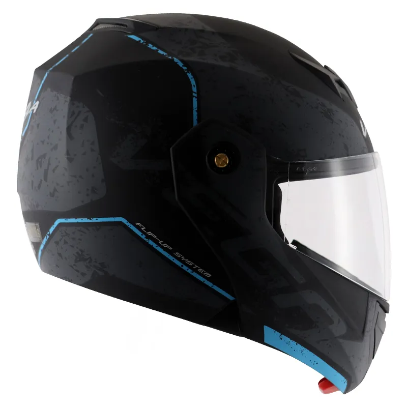VEGA Crux Dx Victor Dull Black Grey Full Face Helmet