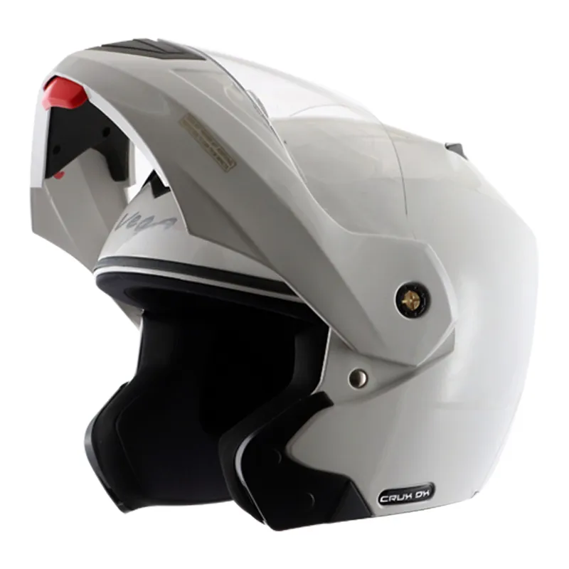 VEGA Crux Dx White Full Face Helmet