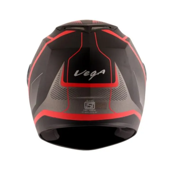 VEGA Edge Dx Blast Black Orange Full Face Helmet