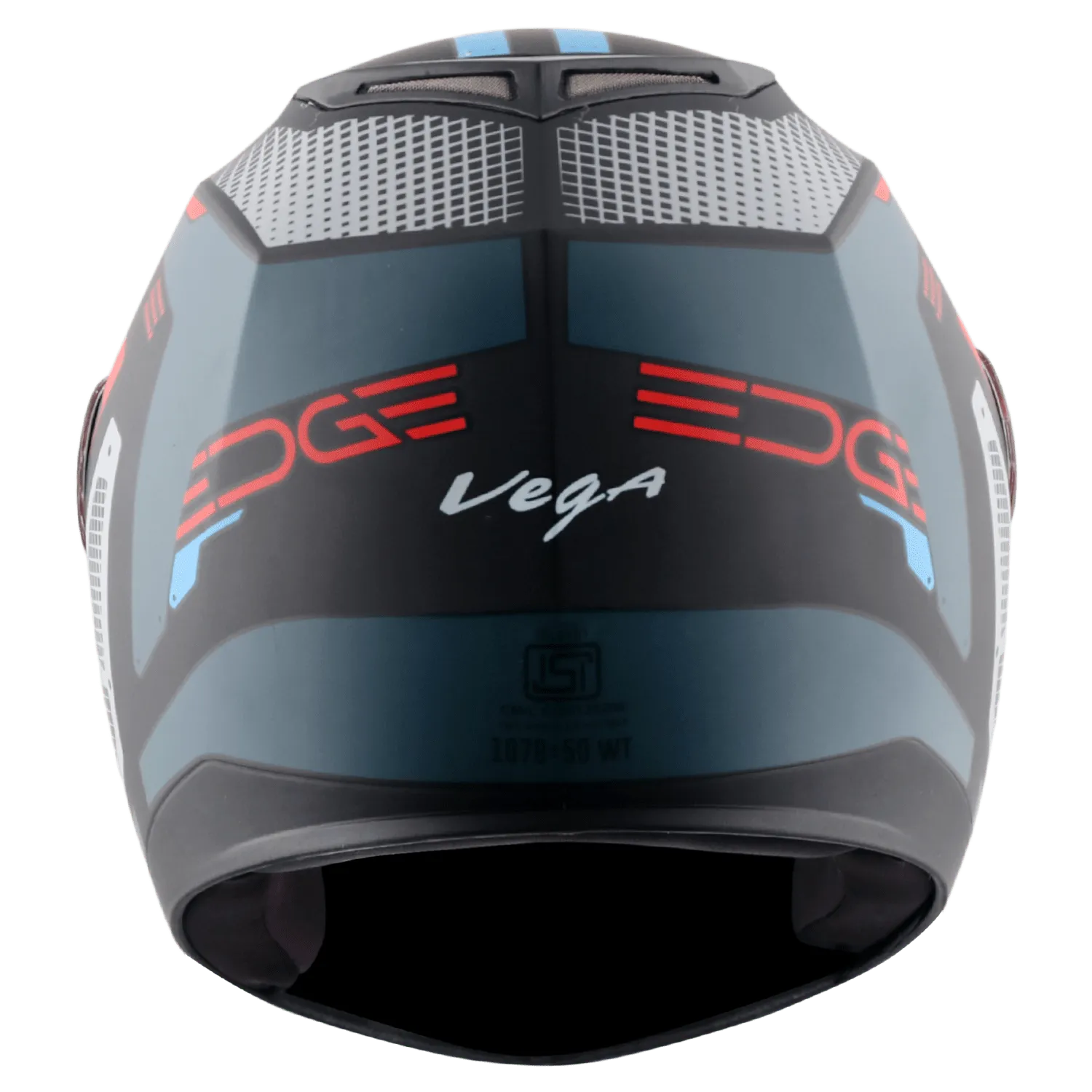 VEGA Edge Dx Passion Gr Dull Black M Blue Full Face Helmet