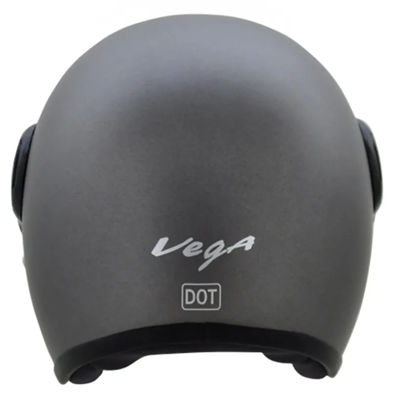 VEGA Jet Dull Anthracite Half Face Helmet