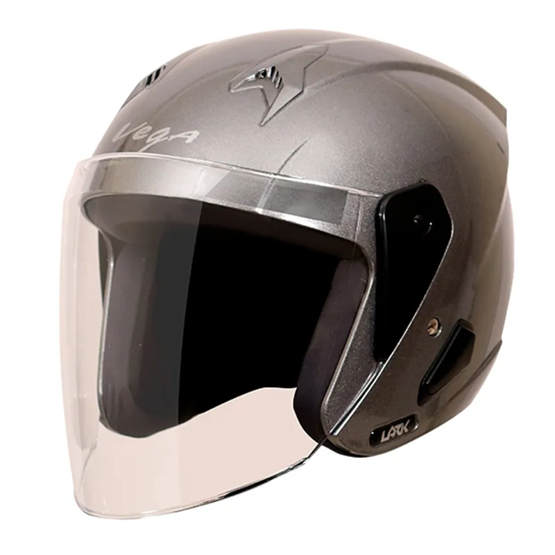 VEGA Lark Anthracite Half Face Helmet