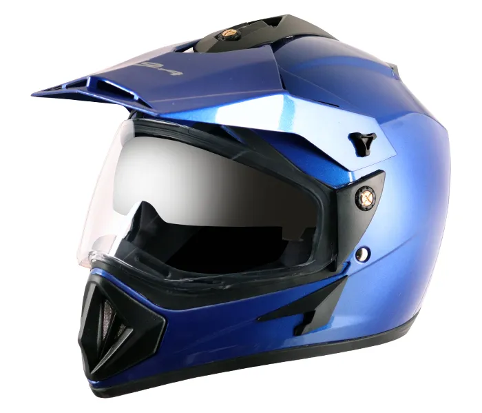 VEGA Dull Blue Off Road Helmet
