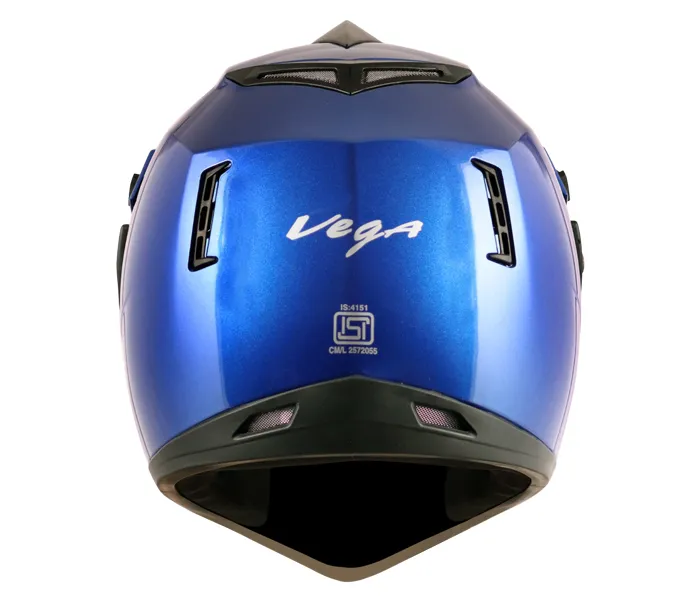 VEGA Dull Blue Off Road Helmet