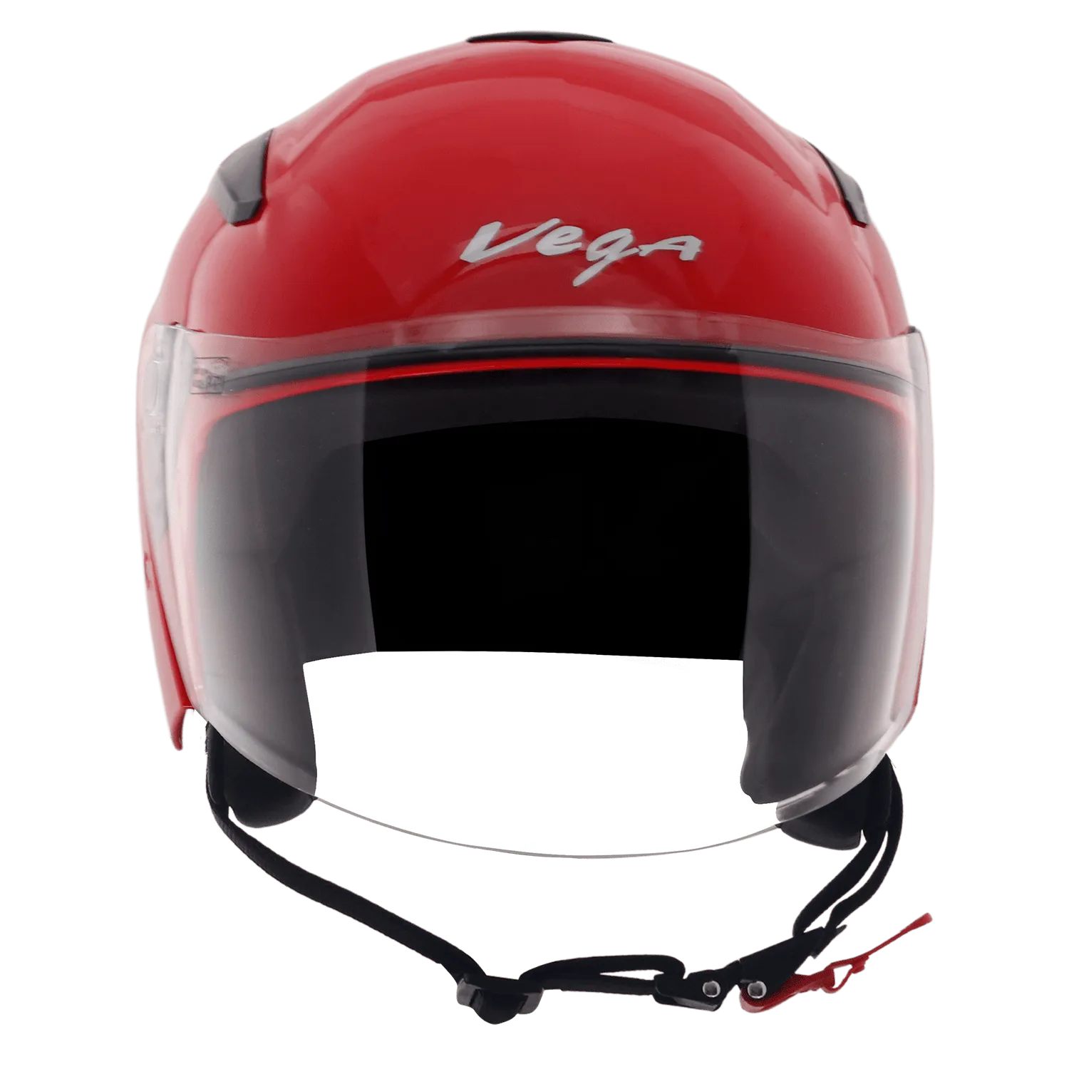 VEGA Orion Dx Red Half Face Helmet