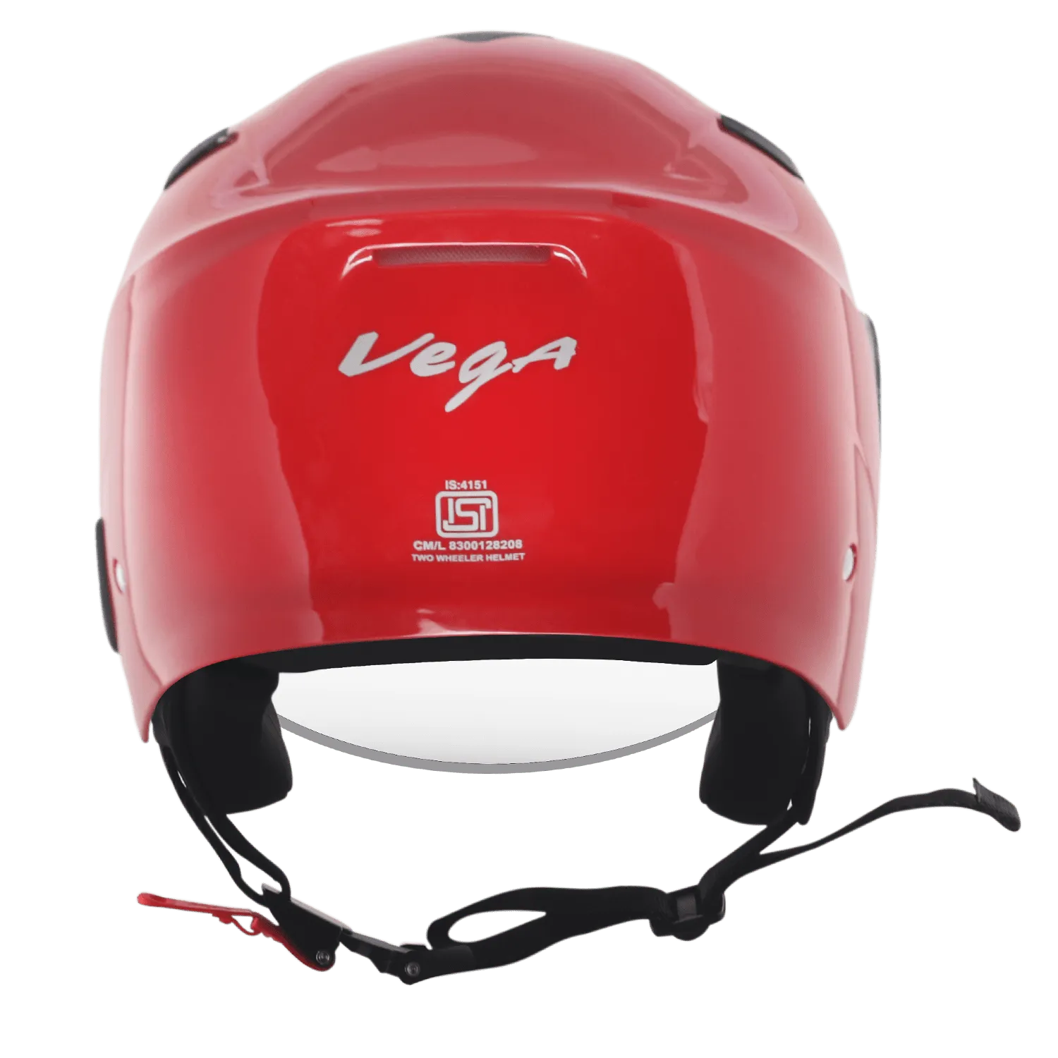 VEGA Orion Dx Red Half Face Helmet