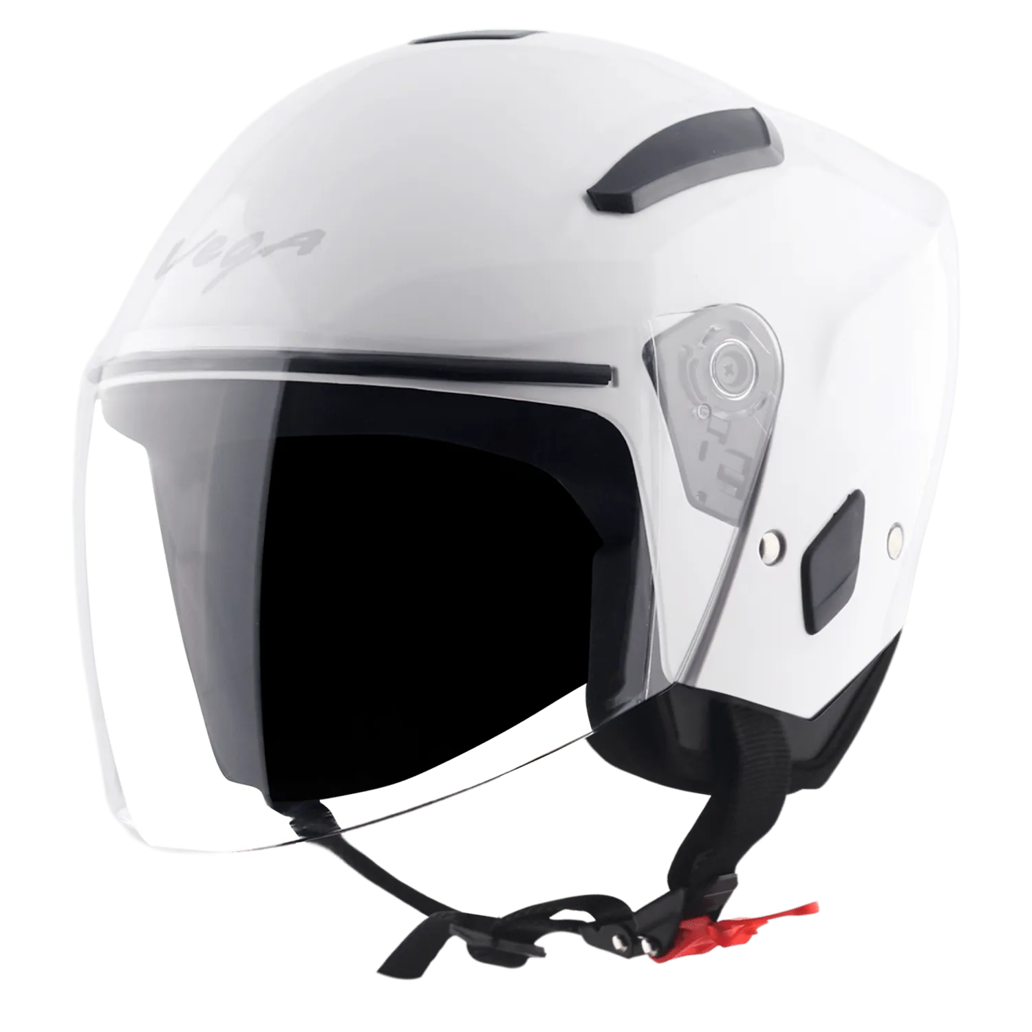 VEGA Orion Dx White Half Face Helmet