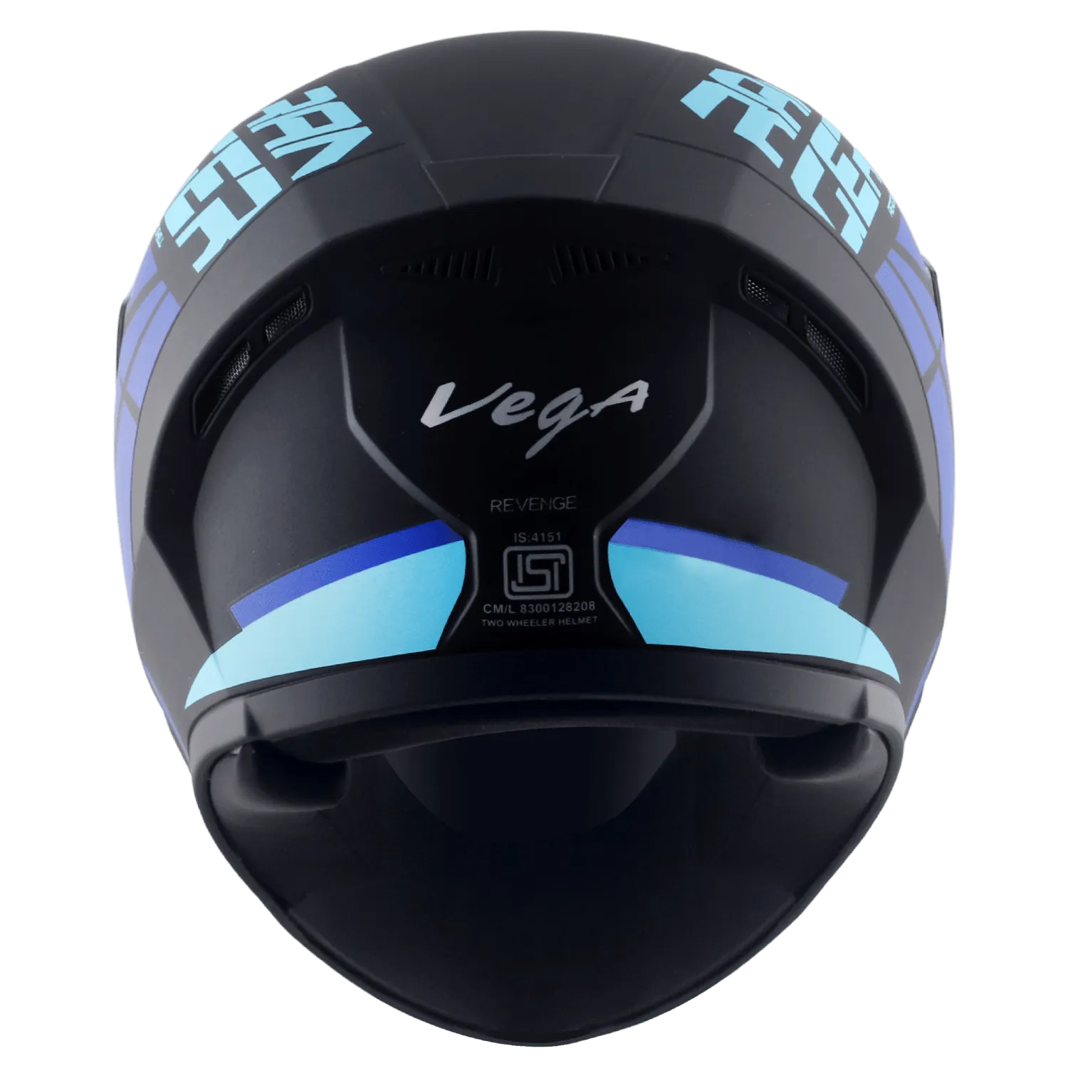 VEGA Ranger Dx Crew Dull Black M Blue Full Face Helmet
