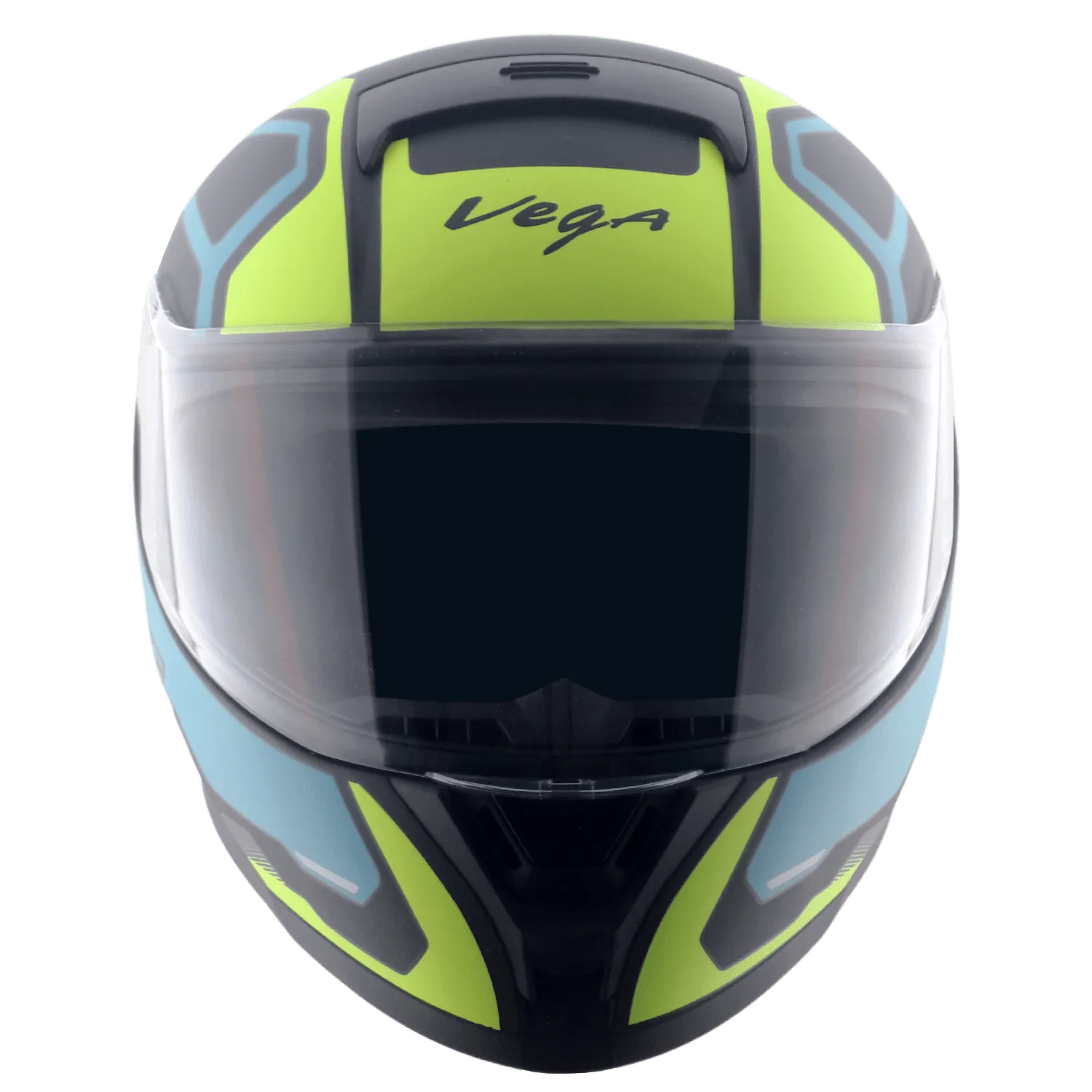 VEGA Ranger Dx Crew Dull Black Neyon Yellow Full Face Helmet