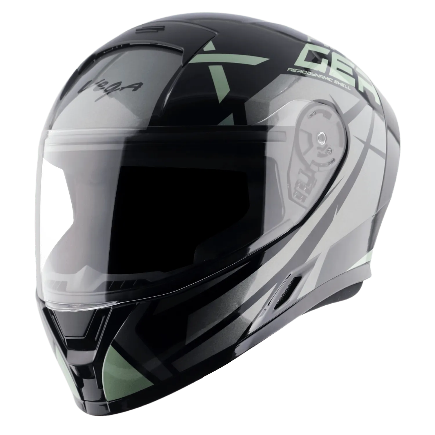 VEGA Ranger Dx Revenge Black Gray Full Face Helmet