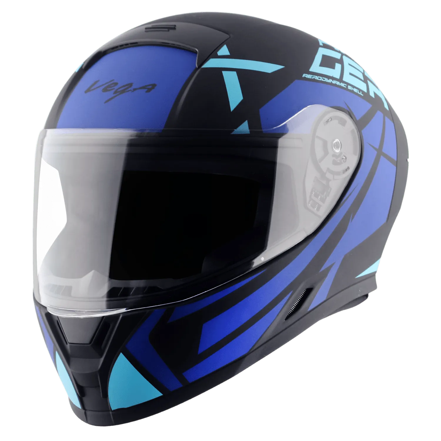 VEGA Ranger Dx Revenge Black M Blue Full Face Helmet