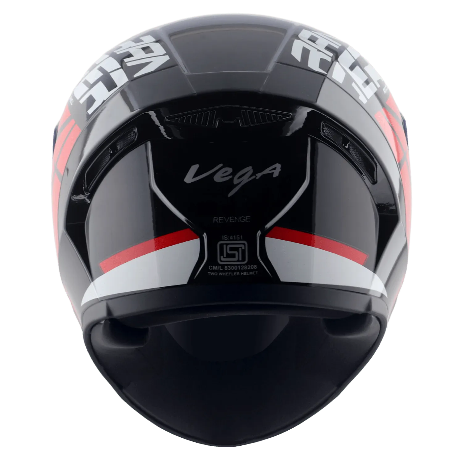 VEGA Ranger Dx Revenge Dull Black Red Full Face Helmet