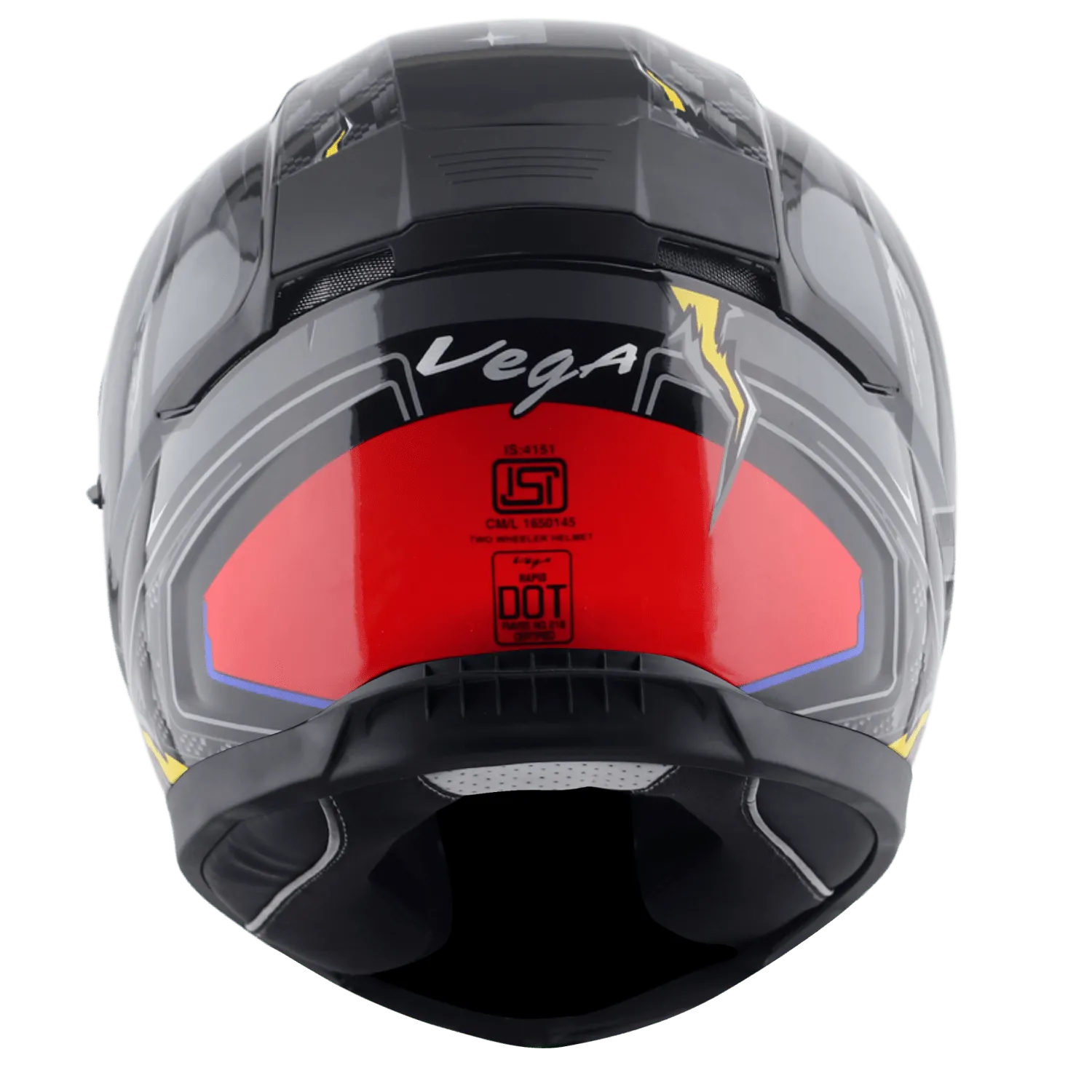 VEGA Rapid Dx Drack Black Blue Full Face Helmet