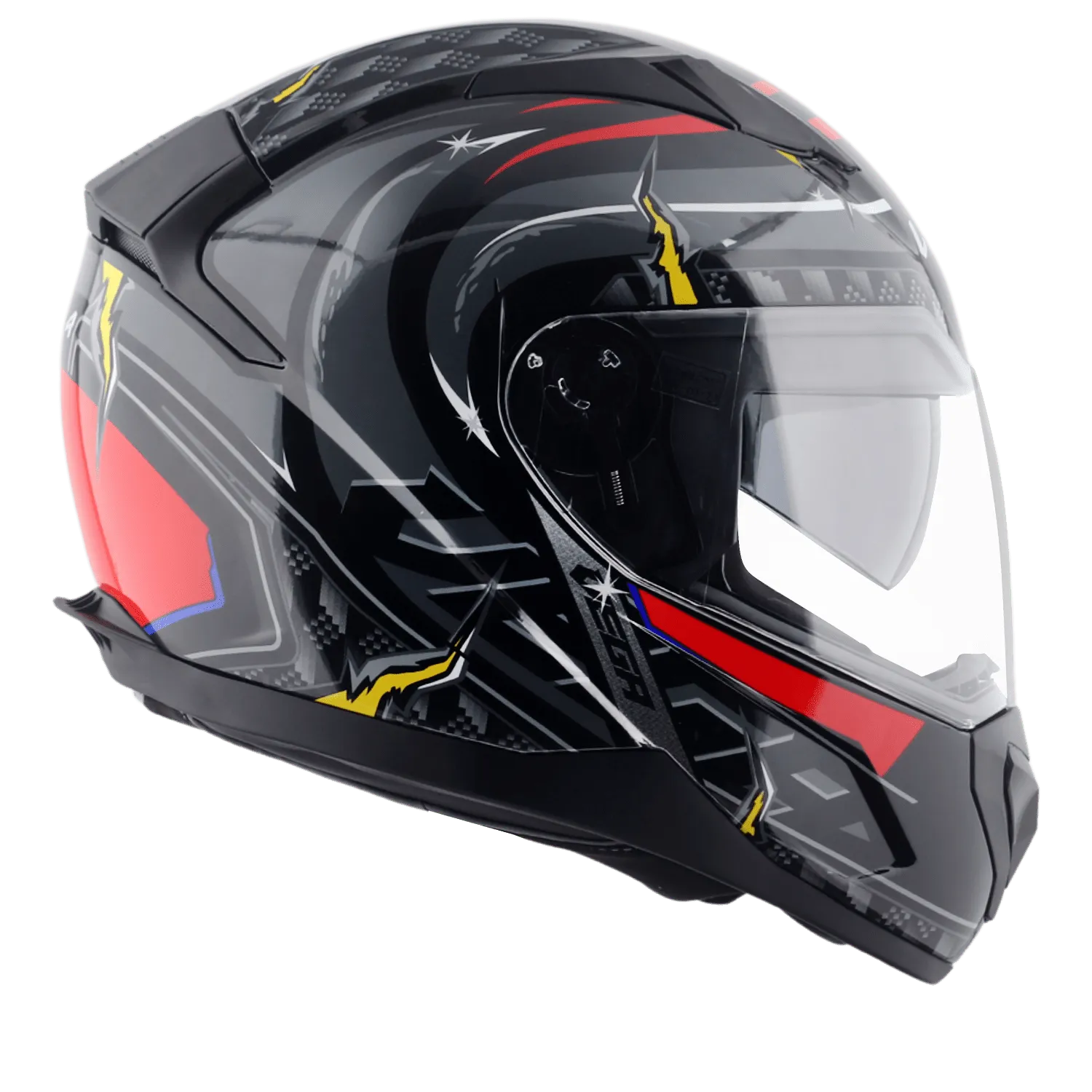 VEGA Rapid Dx Drack Black Red Full Face Helmet