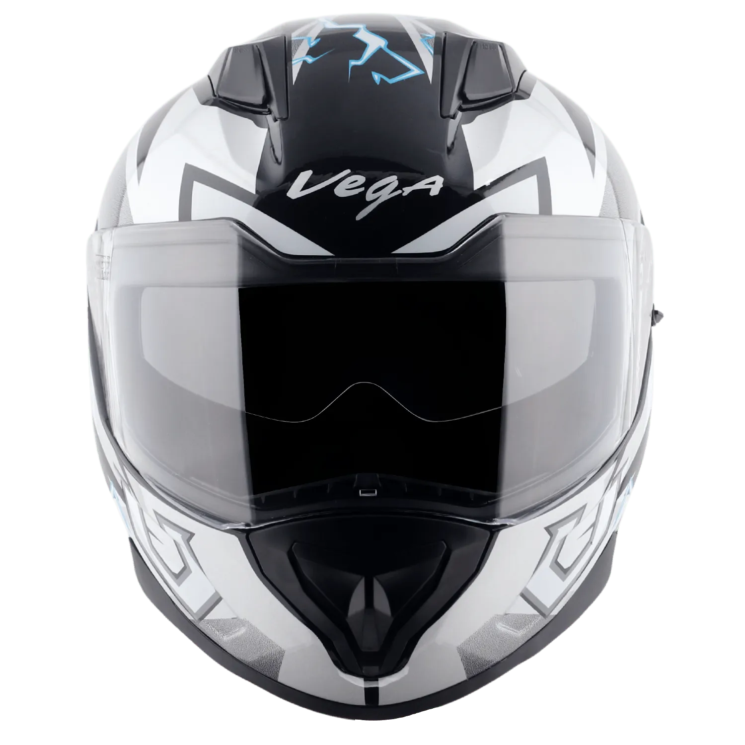 VEGA Rapid Dx Flash Black Grey Full Face Helmet