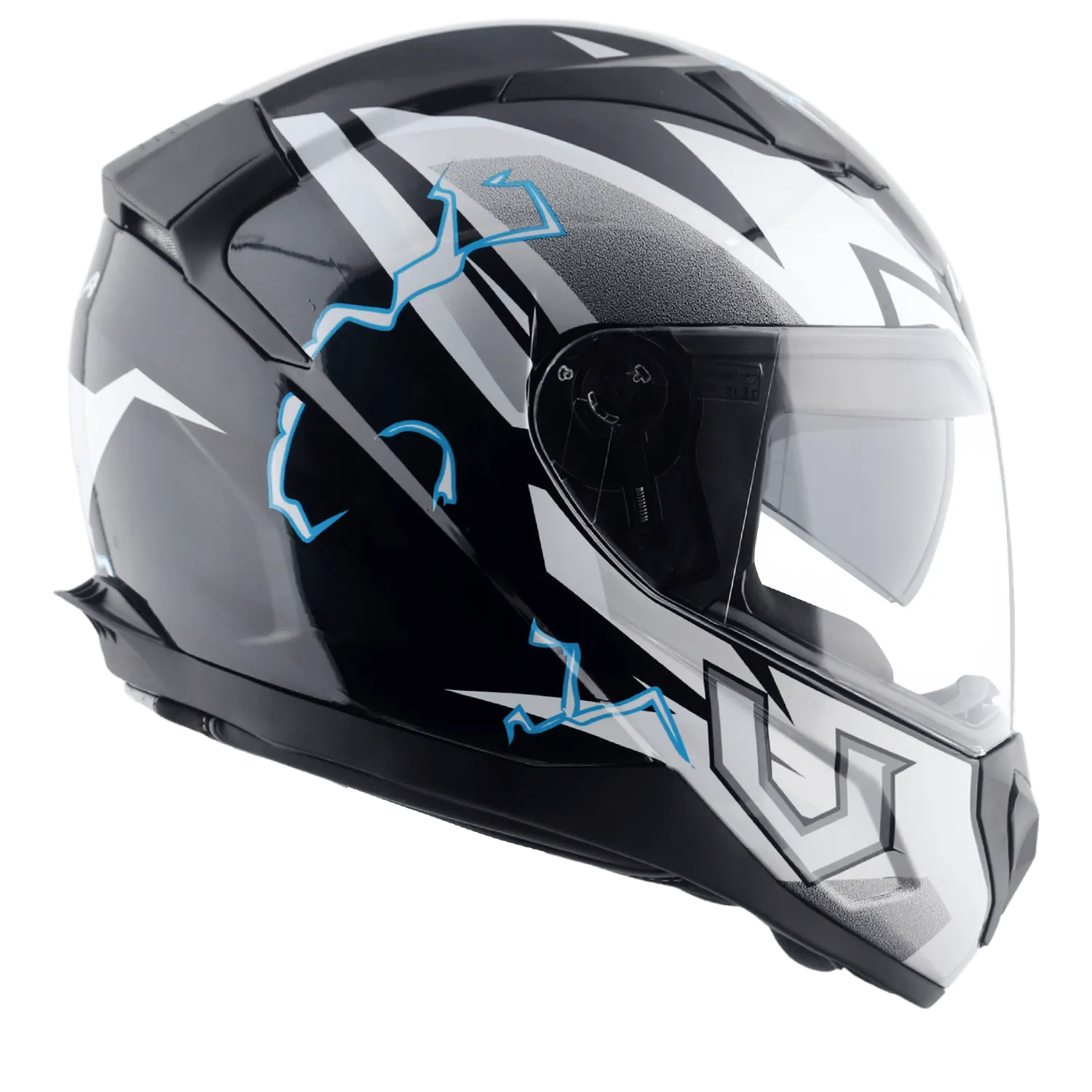VEGA Rapid Dx Flash Black Grey Full Face Helmet