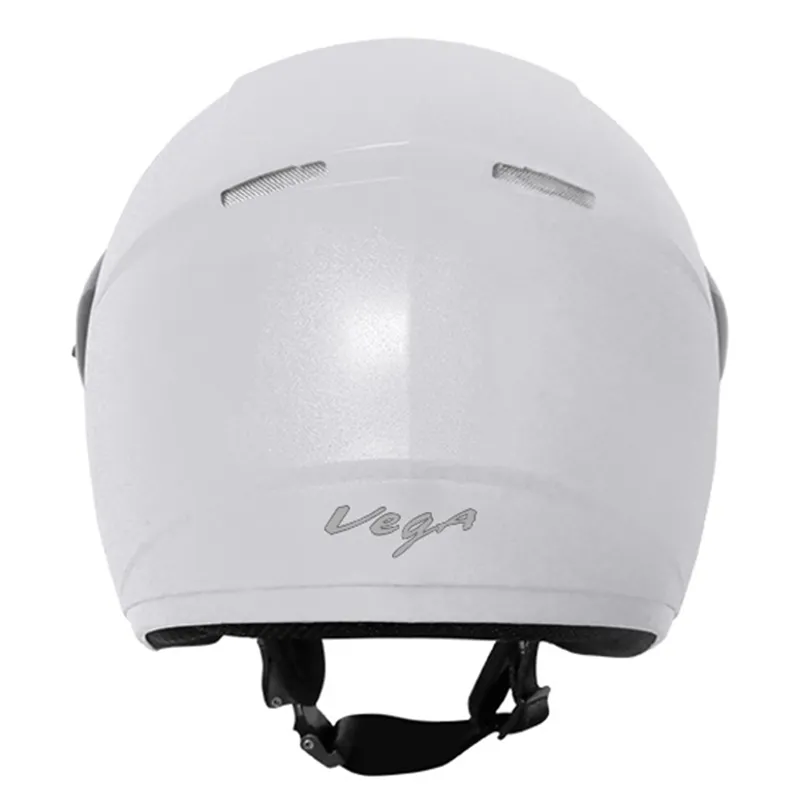 VEGA Ridge With Peak White Half Face Helmet