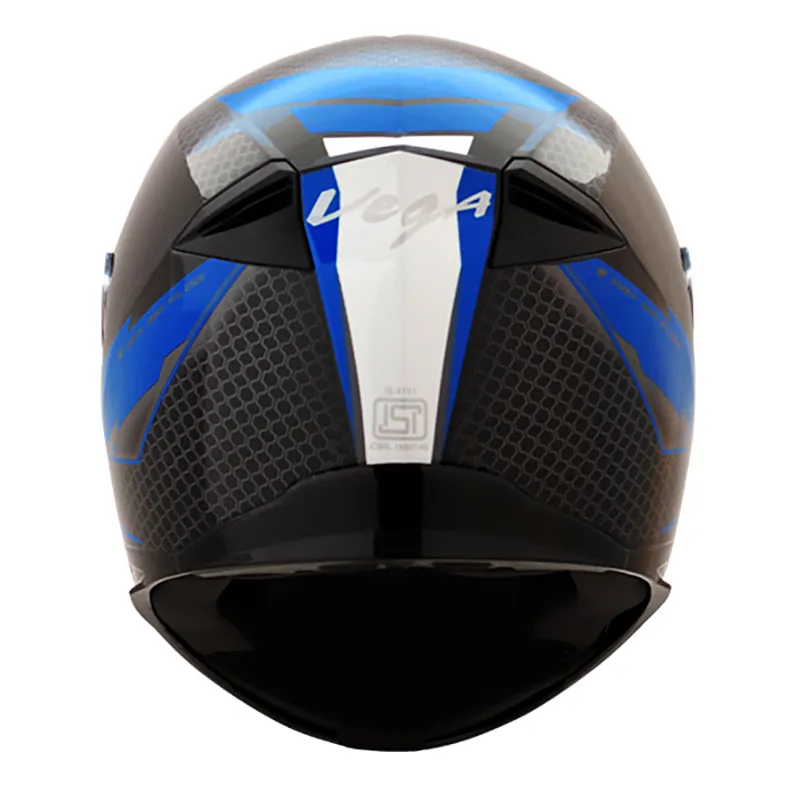 VEGA Ryker Bolder Black Blue Full Face Helmet