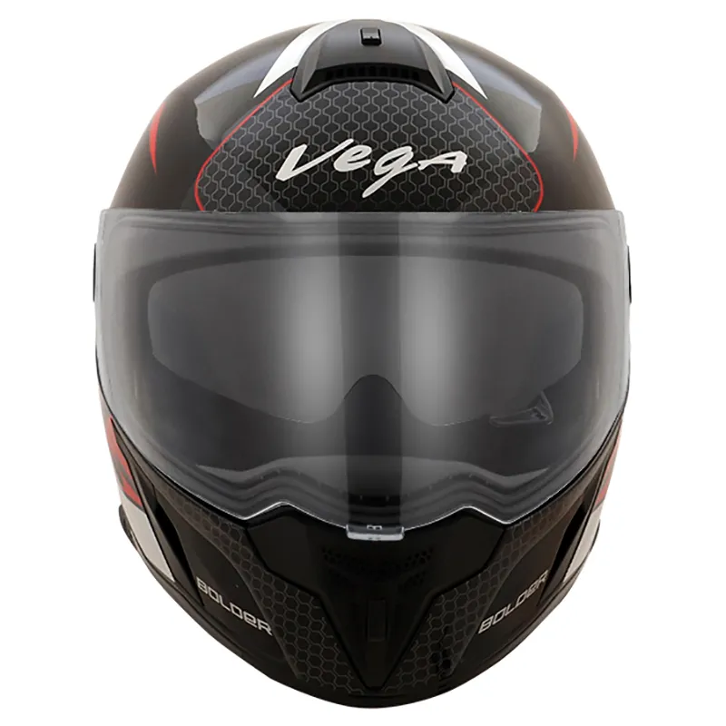 VEGA Ryker Bolder Black Red Full Face Helmet