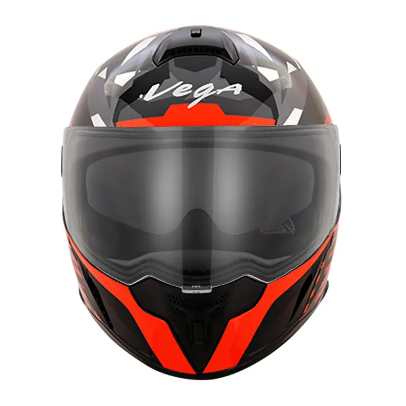 VEGA Ryker Camo Black Orange Full Face Helmet