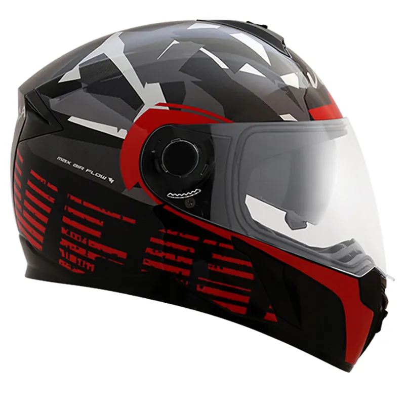 VEGA Ryker Camo Black Red Full Face Helmet