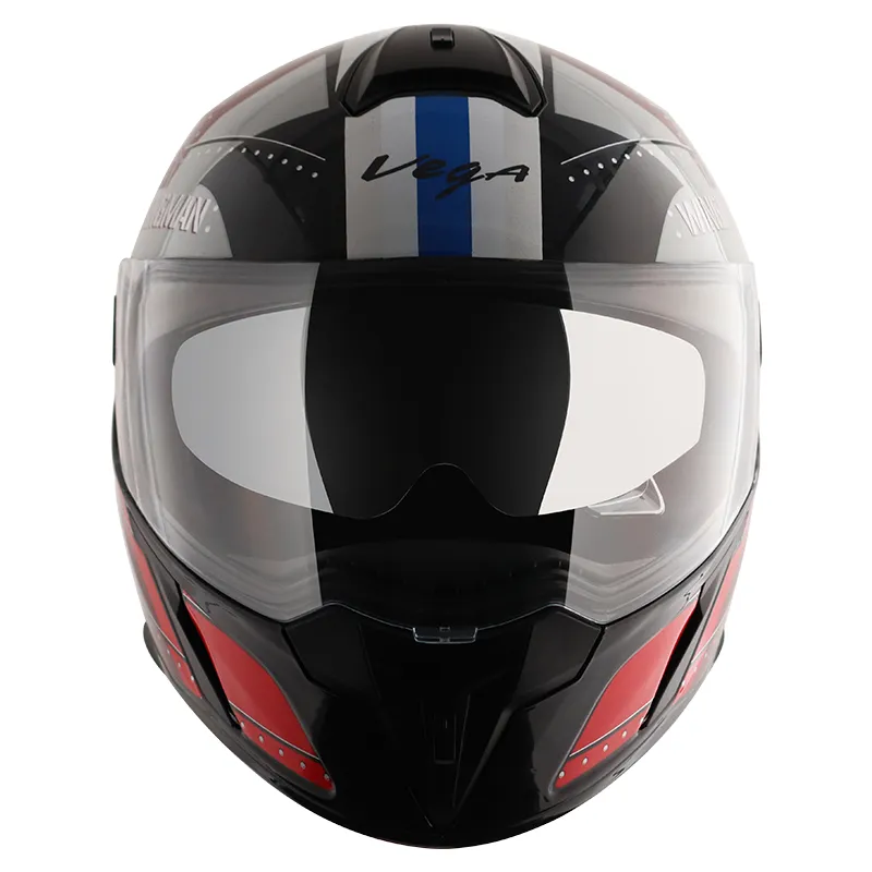 VEGA Ryker Wingman Black Red Full Face Helmet