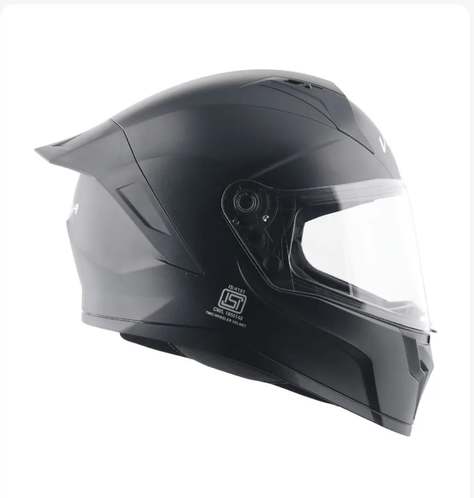 VEGA Sonic Tf Black Full Face Helmet