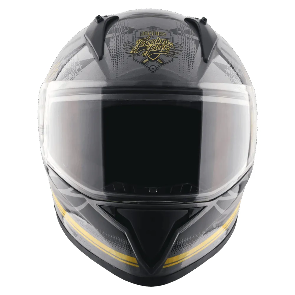 Vega Bolt Dx Rodies Freedom Fleet Athena Black Gold Full Face Helmet 