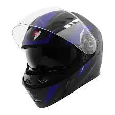 VEGA Edge Dx Grain Gr M Blue Neon Yellow Full Face Helmet