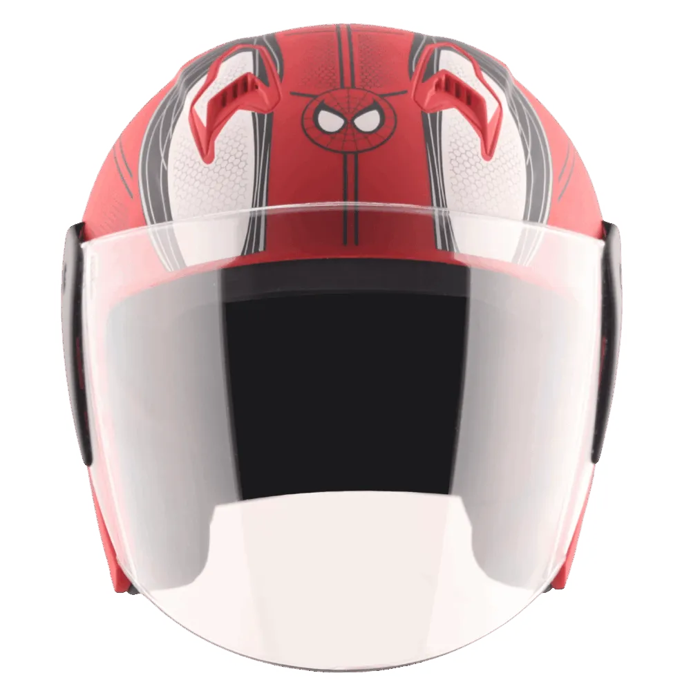 Vega Lark Dx Spiderman Red Blue Half Face Helmet