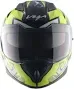Vega Rapid Dx Flash Black Neon Yellow Full Face Helmet