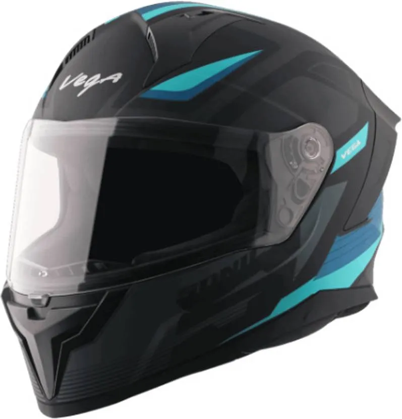 VEGA Sonic Dx Trigger Black Blue Full Face Helmet
