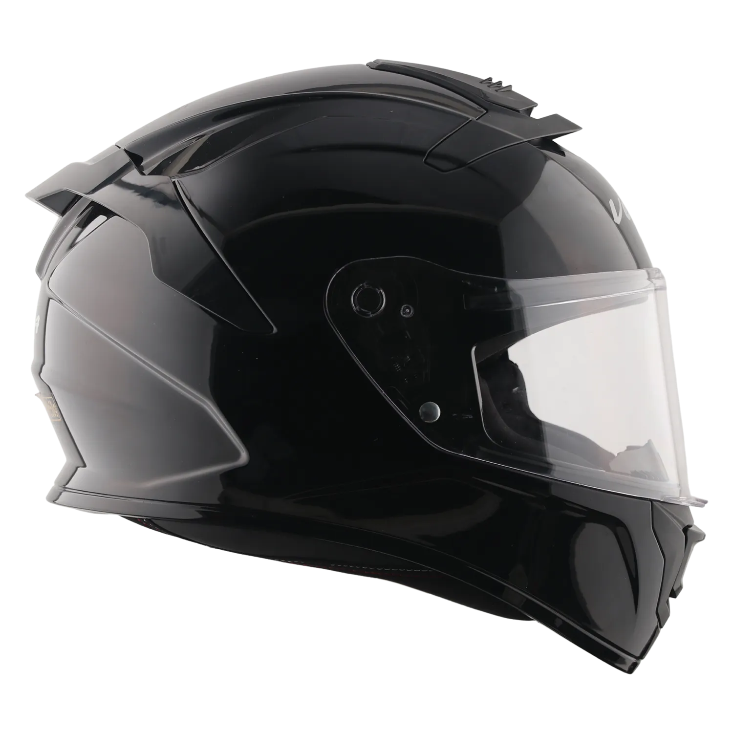 Vega Turbo Dx Solid Black Full Face Helmet