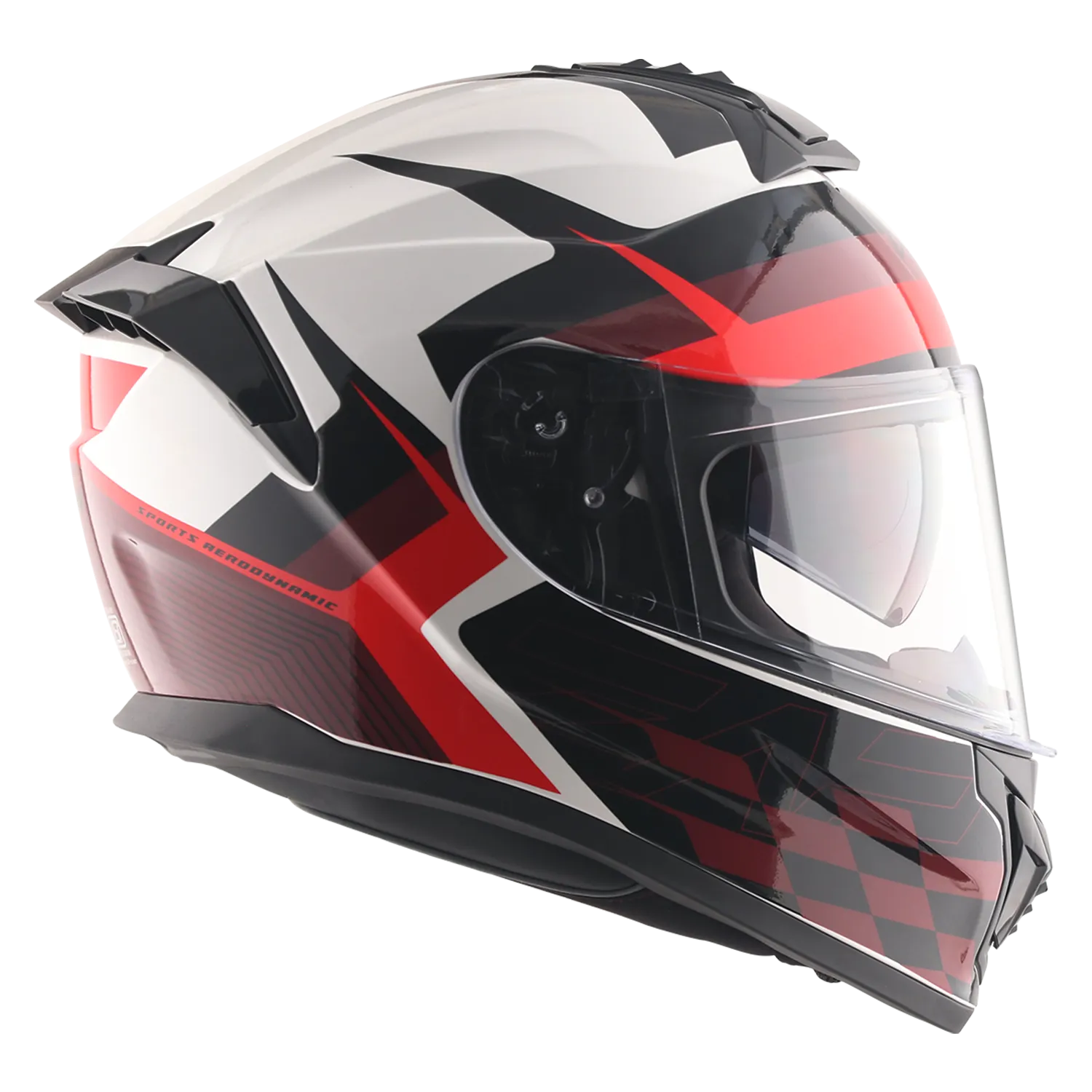 Vega Zap Dx Alliance White Red Full face Helmet