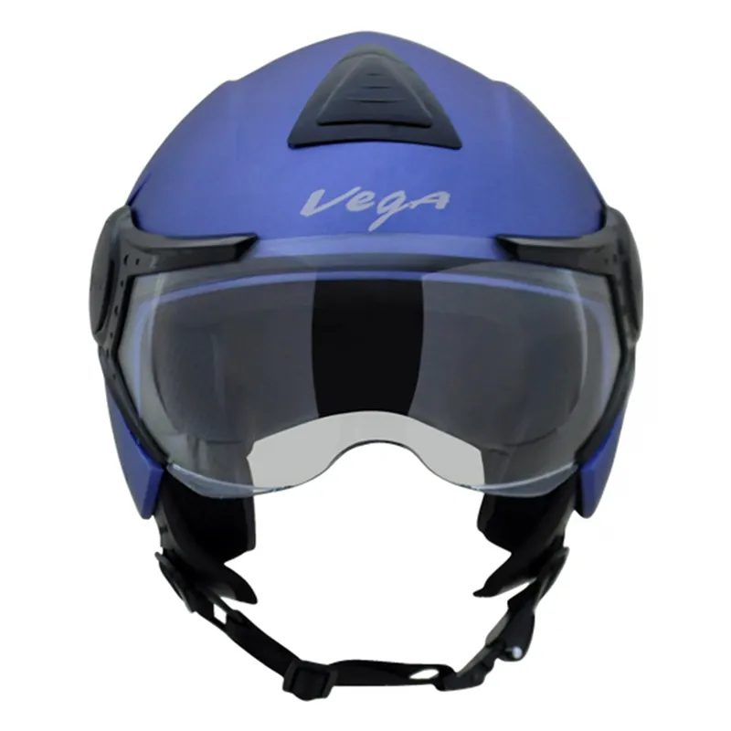 VEGA Verve Dull Blue Half Face Helmet
