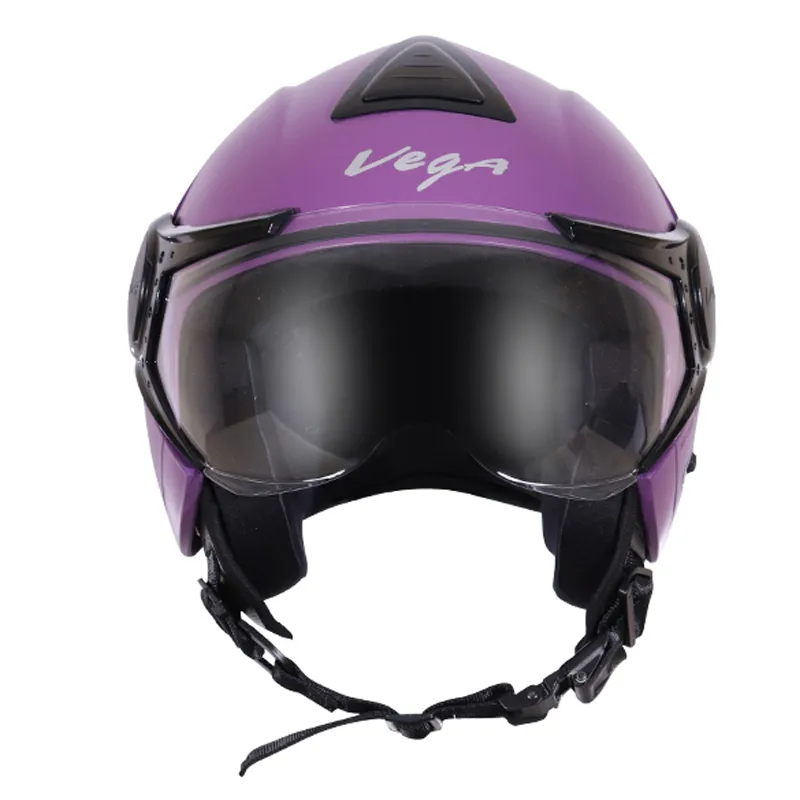 VEGA Verve Dull Purple Half Face Helmet