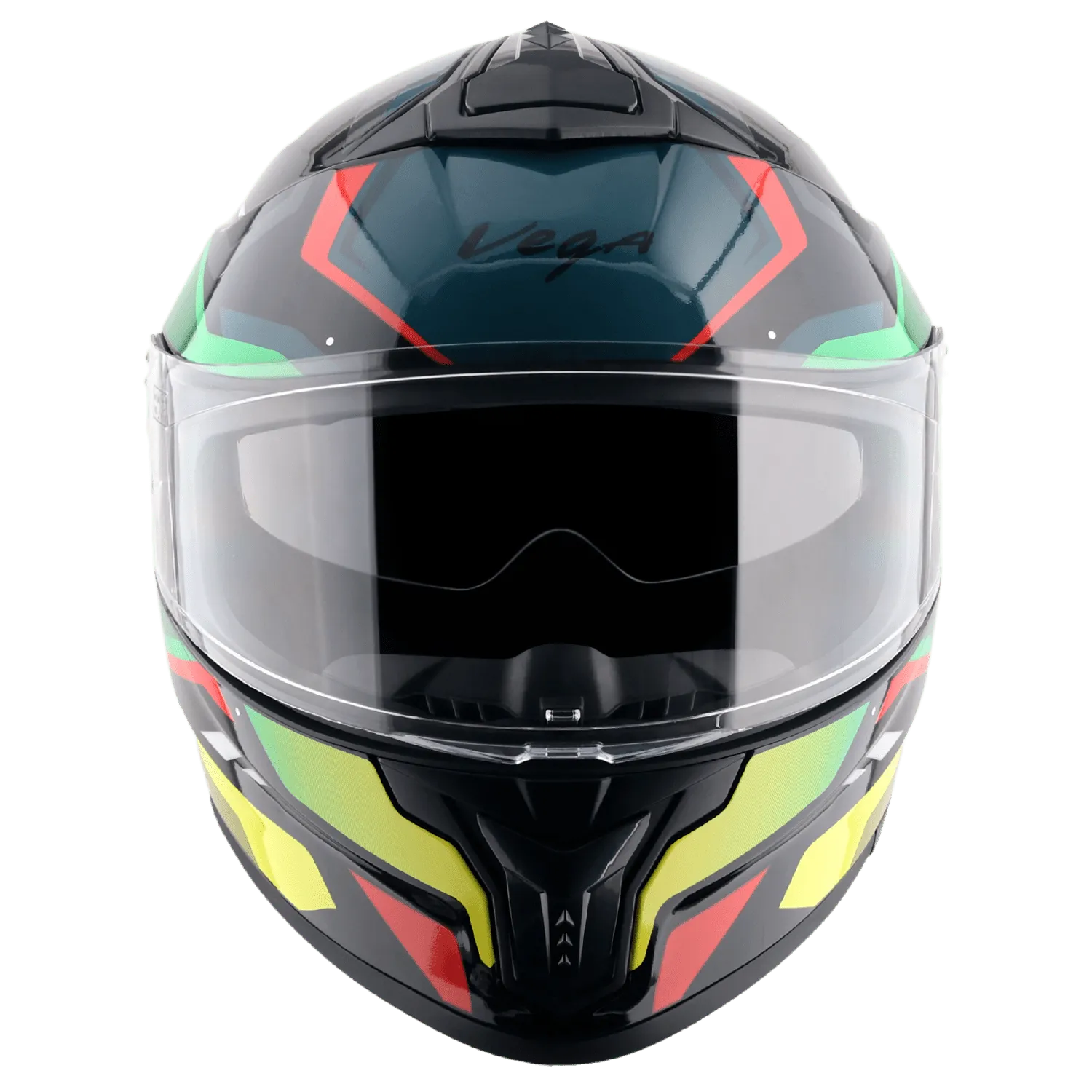 VEGA Zap Dx Volt Black Red Md Full Face Helmet