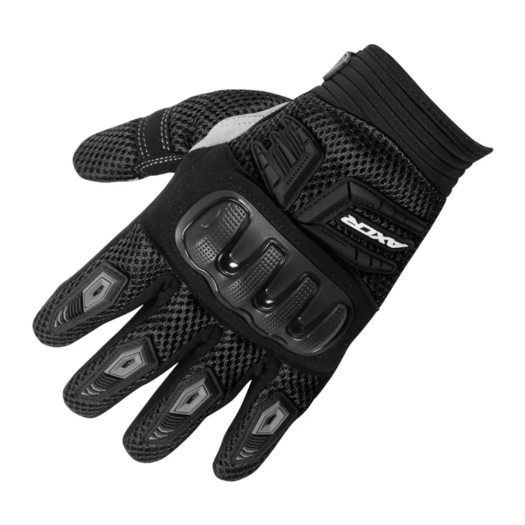 AXOR Air Stream Black Gloves Riding Gears