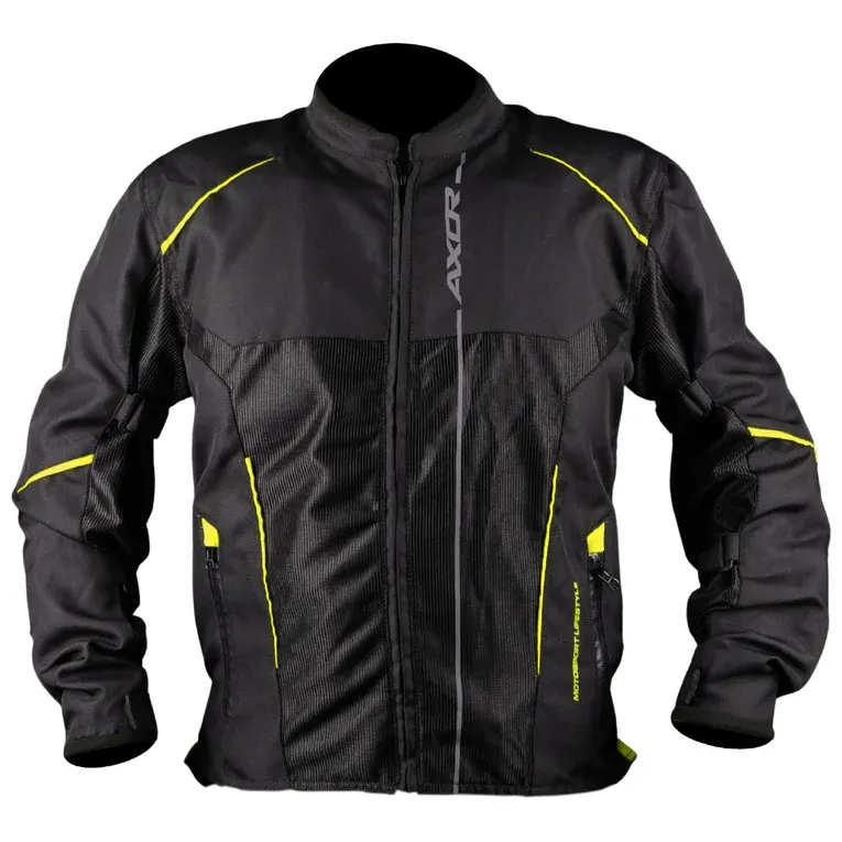 Axor Drift Black Neon Yellow Jackets Riding Gears