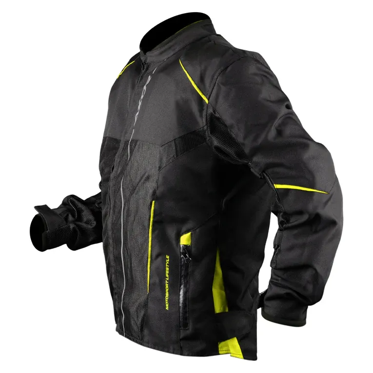 Axor Drift Black Neon Yellow Jackets Riding Gears