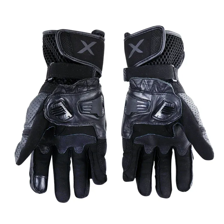 Axor Gator Black Black Gloves Riding Gears