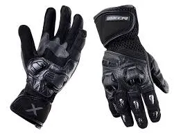 Axor Gator Black Gray Gloves Riding Gears