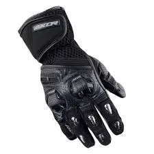 Axor Gator Black Gray Gloves Riding Gears